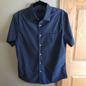 Banana Republic Blue Short Sleeve Button Down